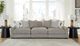 Benchcraft® Aslan Court 3-Piece Pebble Small Spaced Sectional -1