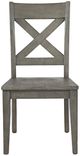 Jofran Inc. Outer Banks Driftwood X-Back Dining Side Chair-2