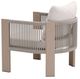 Zuo® Modern Rebel Beige/Brown Fabric Outdoor Accent Chair-4
