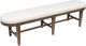 Magnussen Home® Westbourne Dark Umber Bench with Upholstered Seat-3