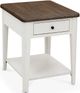 Peters-Revington™ Casual Choices™ Light Gray End Table with White Base-0