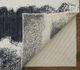 Feizy 8930F Coda Black/White 5'x8' Area Rug-4
