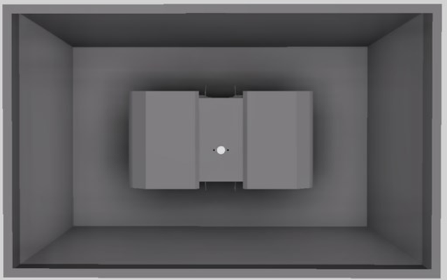 Vent-A-Hood® Designer Series 48" Gunsmoke Island Range Hood-1