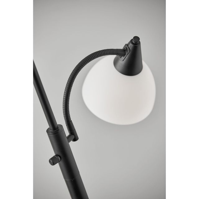 Adesso® Piedmont Black 30W Combo Torchiere-1