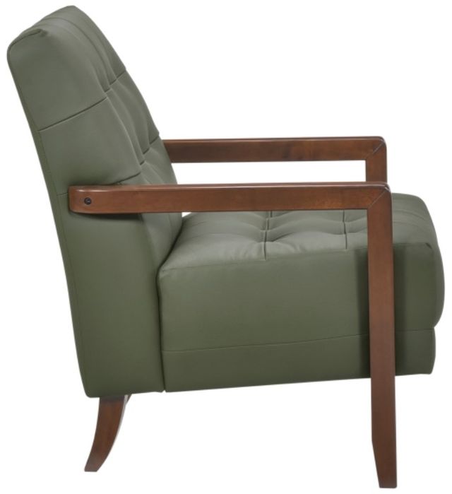 Homelegance® Crafton Green/Walnut Accent Chair-3