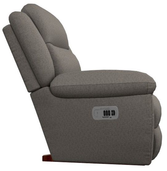 La-Z-Boy® Joel Pewter Power Rocking Recliner with Headrest-3