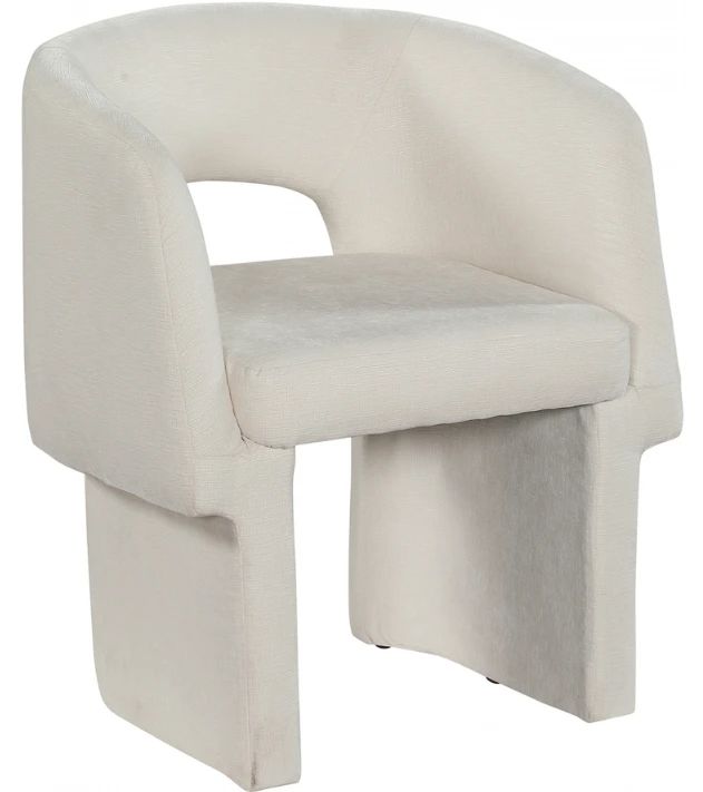 Meridian Furniture Emmet Cream Dining Arm Chair-0