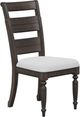Bernards Bellamy Lane Coffee Ladder Back Dining Side Chair-0