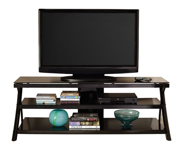 Steve Silver Co. Cyndi Black TV Stand-0