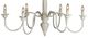 Forty West Sasha White 6-Light Chandelier-1