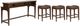 Liberty Furniture Aspen Skies 4-Piece Russet Brown Occasional Bar Set-0