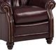 Smith Brothers Customizable 522 Leather Chair-2