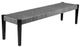 Armen Living Camino Dark Eucalyptus/Grey Outdoor Bench-0