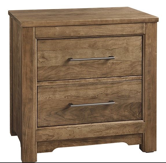 Artisan & Post by Vaughan-Bassett Crafted Cherry by Ben & Erin Napier Medium Cherry Nightstand-0
