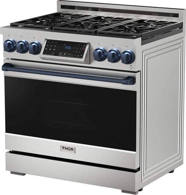 Thor Kitchen® Gordon Ramsay Series 36" Stainless Steel Pro Style Gas Range-2