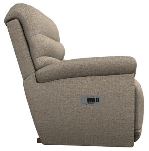 La-Z-Boy® Joshua Fawn Power Rocking Recliner with Headrest and Lumbar-3