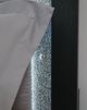 Signature Design by Ashley® Raechalla Black/Gray Youth Twin Upholstered Panel Headboard-2