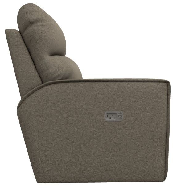 La-Z-Boy® Maddox Fossil Power Reclining Chair and a Half with Headrest-2