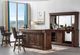 ECI Furniture Monticello Black/Burnished Walnut Leather Barstool-1