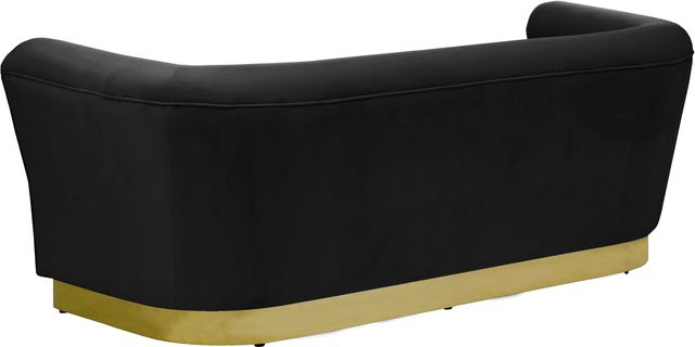 Meridian Furniture Bellini Black Velvet Sofa-2