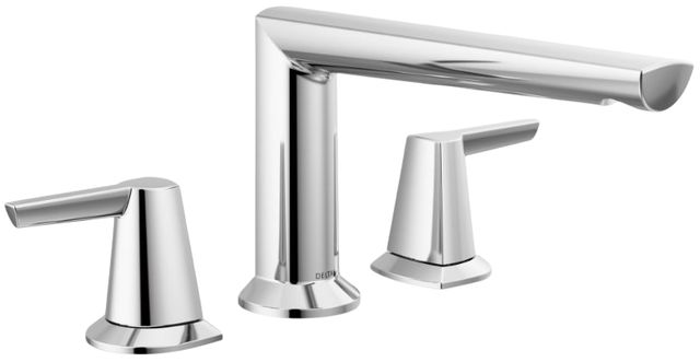 Delta Galeon® Lumicoat® Chrome 3-Hole Roman Tub Trim-0