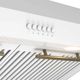 FORNO® Bari Espresso 30" White Under Cabinet Range Hood -3