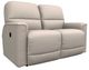 La-Z-Boy® Cade Oyster Leather Manual Reclining Loveseat-0