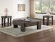 Steve Silver Co. Salina Espresso Square Coffee Table with Casters-1