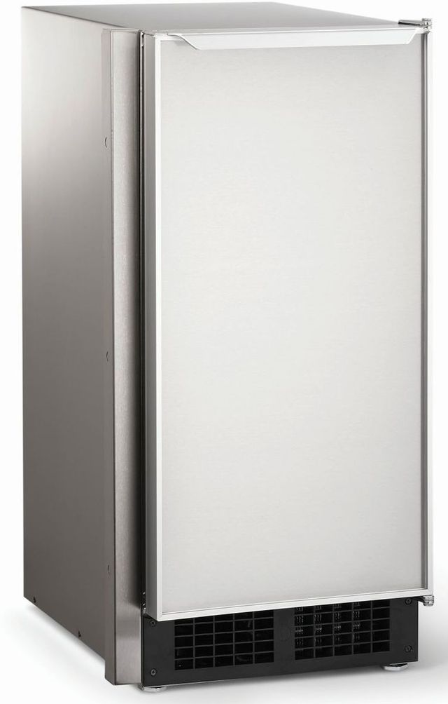 Scotsman® Legacy 15" 30 lb. Stainless Steel Ice Maker with Gravity Drain  -1
