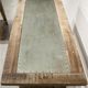 Riverside Furniture Rowan Rough-Hewn Gray Sofa Table with Metal Top Insert-2