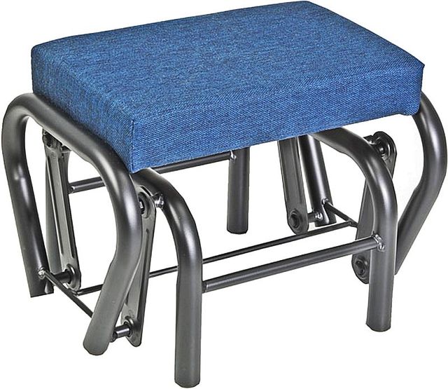 PEL International Footstools Blue Gliding Footstool-0