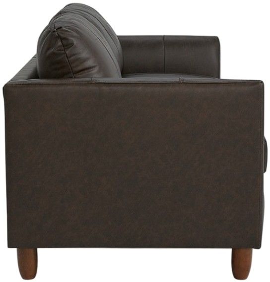Best® Home Furnishings Customizable Bayment Dark Walnut Leather Queen Sleeper Sofa-3