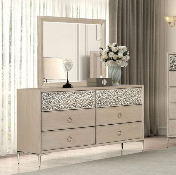 Furniture of America® Bashford Natural Oak Dresser-1