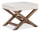 Durham Furniture Escarpment Solid Accents Stone Dust/Evere Ivory Bench/Fabric-0