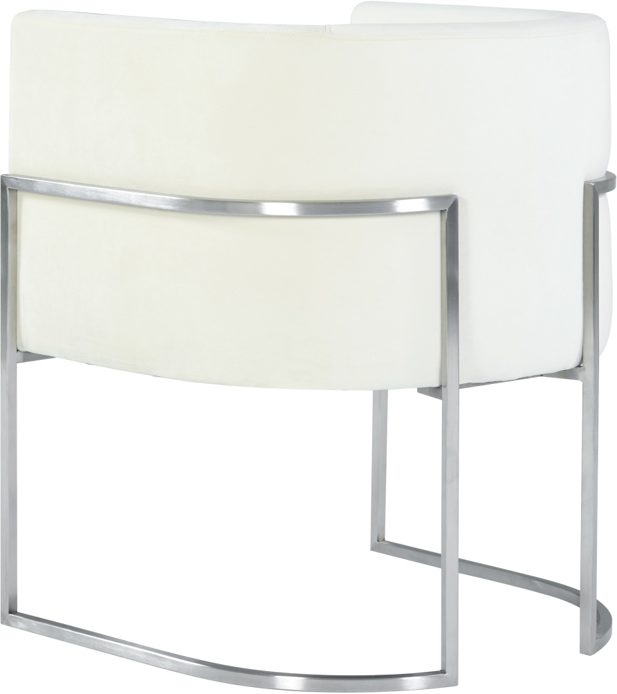 Giselle Velvet Dining Chair - Thumbnail 4