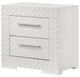 Coaster® Ives White High Gloss Nightstand-2