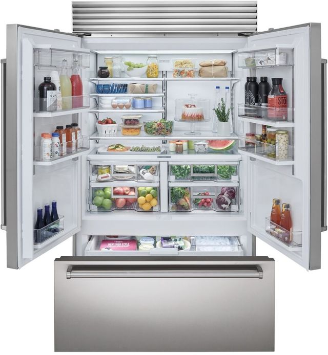 Sub-Zero® Classic Series 48" 28.9 Cu. Ft. Panel Ready French Door Refrigerator with Internal Water Dispenser-3