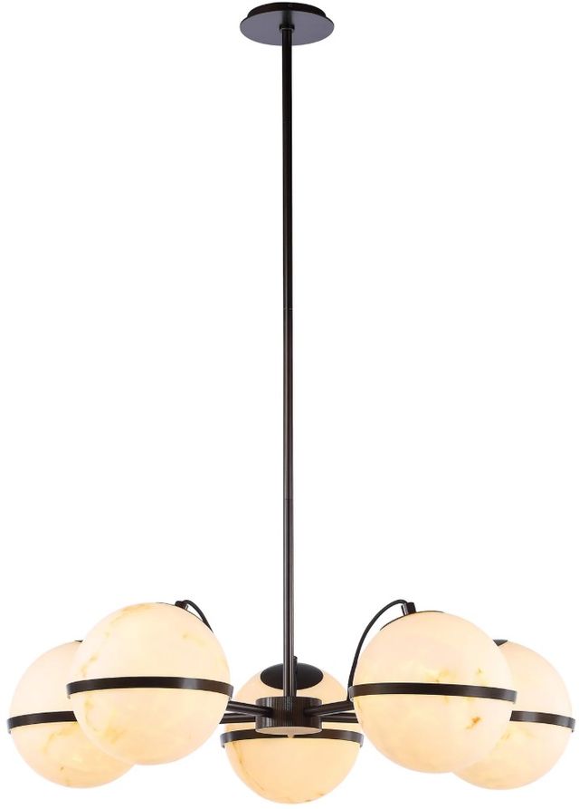 Renwil® Roca Dark Antique Bronze Chandelier-4