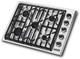 Viking®  5 Series 30" Stainless Steel Natural Gas Cooktop-1