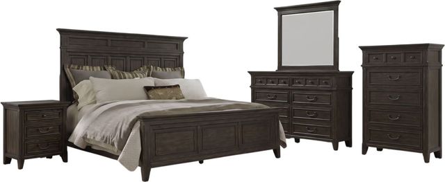 Liberty Furniture Paradise Valley 5-Piece Saddle Brown King Bedroom Set-0
