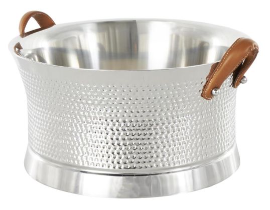Deco Marche Silver Hammered Ice Bucket-2