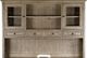 Magnussen Home® Lancaster 2-Piece Dovetail Gray Credenza and Hutch Set-3