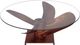 Moe's Home Collection Archimedes Glass Top Coffee Table with Copper Base-1