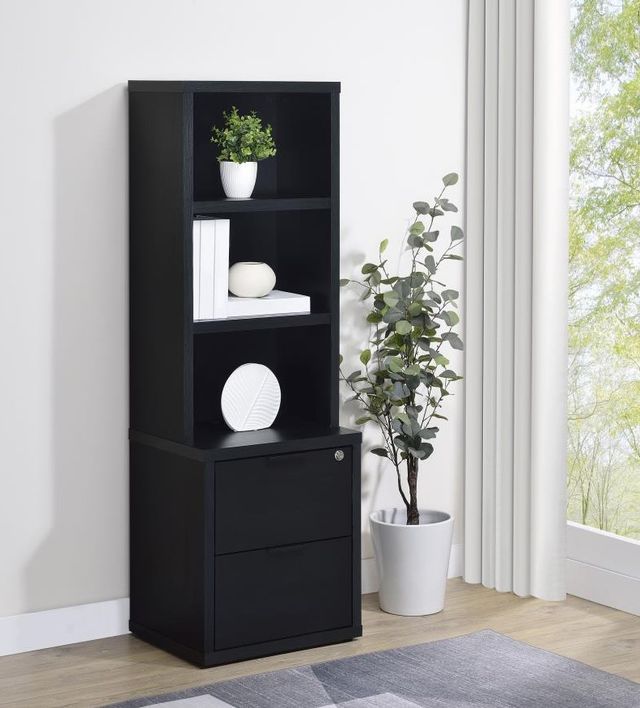 Coaster® Westpark Black Bookcase-1