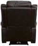 Flexsteel® Oscar Molasses Power Recliner with Power Headrest-4