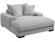 Elements International Grande Gray Chaise-0