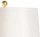 Chelsea House Ginger White Glaze/Metallic Gold Table Lamp-1