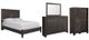 Signature Design by Ashley® Paxberry 4-Piece Black Queen Panel Bed Set-0