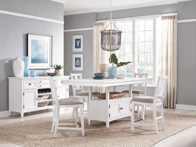 Magnussen Home® Heron Cove Chalk White 60" Counter Table-1
