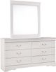Signature Design by Ashley® Anarasia 4-Piece White Queen Sleigh Headboard Set-2